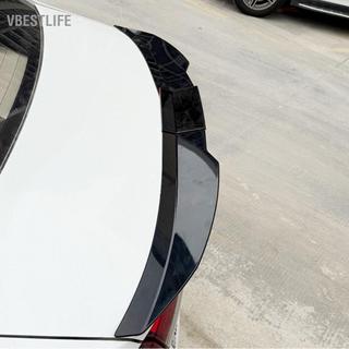 VBESTLIFE Cánh lướt gió cốp sau xe ô tô Yechiry 117-128cm ABS có thể điều chỉnh Cánh bám dính mạnh với băng dính hai mặt cho hầu hết các loại xe trên mái nhà (Đen bóng + Đen)
