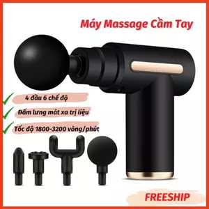 Máy massage cầm tay 4 đầu 6 chế độ cổ vai gáy