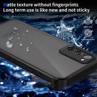 Dành Cho Samsung Galaxy S20 FE 5G Ốp điện thoại Cứng Mờ Da-Cảm Giác Mềm Khung TPU Chống Sốc Mỏng Vỏ