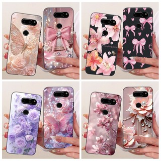 Vỏ Mới Cho LG V30 V30 + V30s Vỏ ThinQ H930 H931 Vỏ Silicon Mềm Nơ Hoa Thời Trang Mới Cho LG V35 + V35 Vỏ Mỏngq