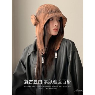 Mũ Aviator Corduroy đa năng cho mùa thu đông ấm áp dành cho nam nữ