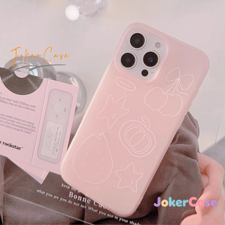 Ốp Cho IPhone 12 16 15 17 14 13 11 Pro Max 15 16 14 7 8 Plus XR X XS Max Ốp lưng điện thoại mềm hình trái cây ngọt ngào