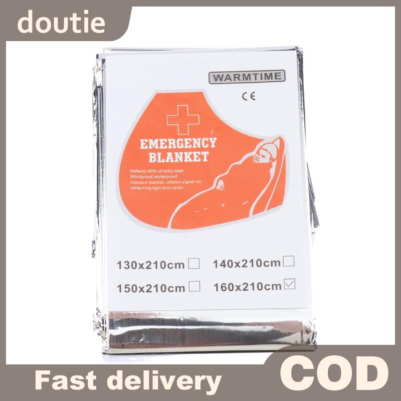 Doutie Chăn Cứu Hộ Khẩn Cấp Ngoài Trời, Chống Thấm Nước, Giữ Ấm, Kích thước: 130/140/160 x 210cm VN