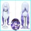 Tóc giả anime màu bạc tím chịu nhiệt cho cosplay Halloween - Phong cách Black Swan