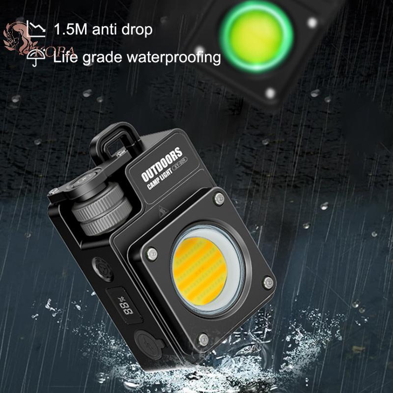 Đèn pin móc khóa từ tính siêu sáng KOPA 2025, độ sáng có thể điều chỉnh 120-3500lm, từ tính & chống nước VN