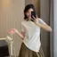Giảm giá 29K áo phông xịn nữ girl phố ôm body điệu kiểu vintage hot sang chảnh áo thun đẹp kiểu hàn quốc