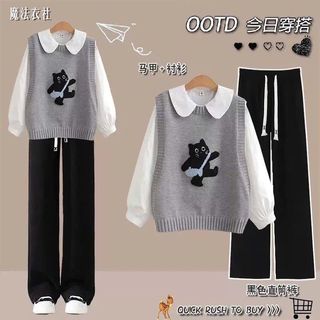 sét bộ quần dây bản to đen+ mix áo SWT dài tay mùa đông phong cách -thuba