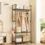 Gía Treo Quần Áo Thép 2 Lớp Không Gỉ TORO Kệ Để Đồ Đa Năng Nhiều Tầng Lưu Trữ Có Bánh Xe Di Chuyển