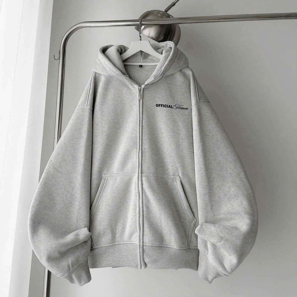 [ Rẻ Vô Địch ] Áo Khoác Nỉ Nam Nữ Form Rộng unisex có khoá kéo phong cách -phongg3158