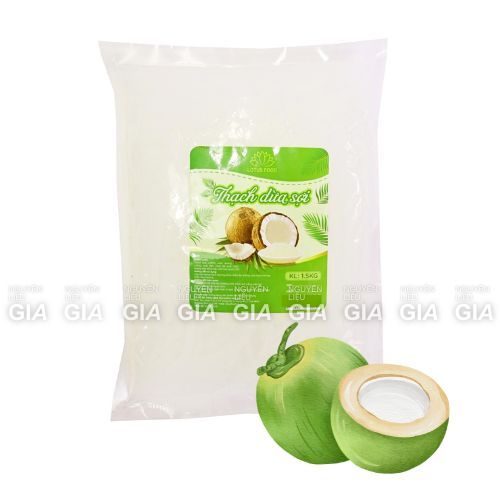 [THÙNG 10 BỊCH] Thạch dừa sợi Lotus food gói 1kg5