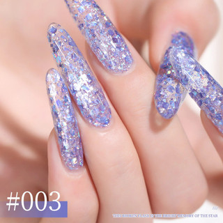 XEIJAYI Broken Starlight Series Gel Móng Tay Siêu Flash Nhiều Màu Sắc Kim Sa Lấp Lánh Lớn Quang Trị Liệu Keo Móng Tay Nghệ Thuật Làm Móng Tay Cho Tiệm Làm Móng Tay 15ml