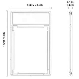 [Vận chuyển nhanh] Thẻ phân loại IDEANEST PSA, Hộp đựng thẻ sưu tập 35PT chống tia cực tím có thể tháo rời, Hộp bảo vệ thẻ giao dịch bền trong suốt chắc chắn chất lượng cao