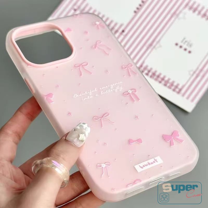 Ốp Lưng Samsung A07 A16 A17 A05 A05s A06 A34 A13 A03s A26 A14 A54 A53 A15 A56 A13 A03 A35 A36 A55 A04s A04 A32 A24 A22 Nơ Dễ Thương Ngọt Ngào Hoa Nhiều Màu Sắc Silicon 2 in1 Bao