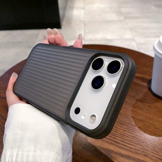Màu Trơn Vali Họa Tiết Trong Suốt Màu Đen TPU Ốp Lưng Điện Thoại iPhone 17Promax 17pro 12 13 14 15 16 Pro Max Chống Sốc Nam Nữ Vỏ Di Động