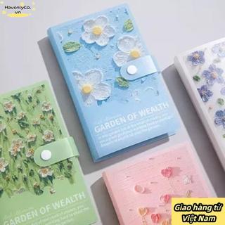 [Giao hàng từ Việt Nam] HAVENLYCO 100 phong bì Thử thách tiết kiệm tiền, chất kết dính Mini có thể tái sử dụng chống nước, sách quà tặng