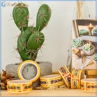 XOITU Sáng Tạo Cần Câu Rune Giấy Băng Rách Con Dấu Trang Trí Băng Cane Miếng Dán Thủ Công DIY Băng Gói Quà Vintage VN