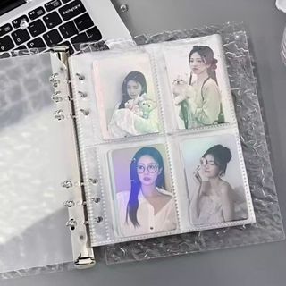 Index A5 Nhựa Trong Bìa Phân Trang Sổ Còng Trang Trí Album Idol Timo VPBL05