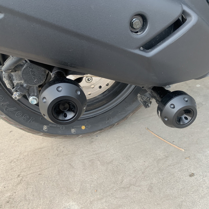 Dành cho thanh va chạm ống xả HONDA ADV350 / ADV160 / ADV150 – Tấm bảo vệ chống rơi trước & sau