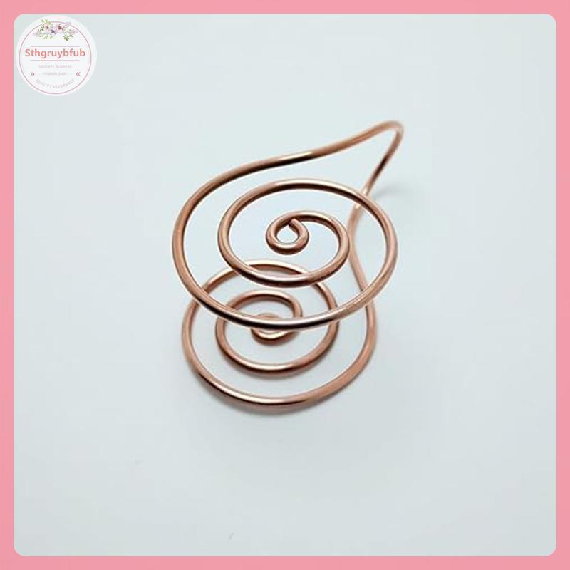 Vòng tay đồng handmade có thể điều chỉnh, phù hợp với năng lượng Reiki và xu hướng xoắn ốc