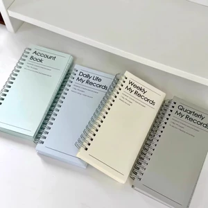Sổ tay cuộn dây mỏng A6 - Kế hoạch kế toán đa chức năng để lập kế hoạch theo mùa hàng ngày