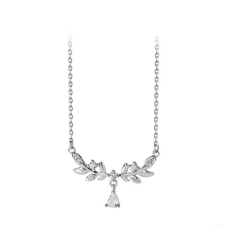 Vòng cổ khóa an toàn bạc sterling sáng sang trọng, dây 25.12cm