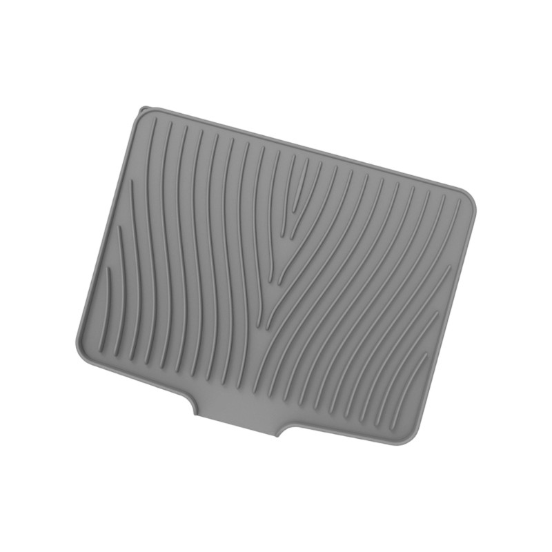COO Thảm thoát nước silicon chịu nhiệt Thiết kế dốc chống trượt để sấy bát đĩa nhà bếp