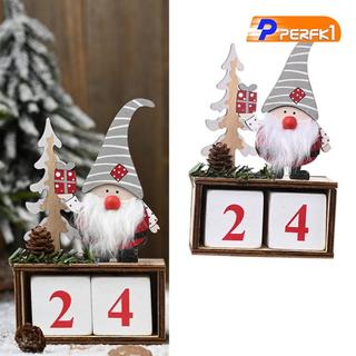 Đếm xuống đến Khối lịch Giáng sinh Navidad Xmas Trang trí cho văn phòng tại nhà Ngày lễ hội