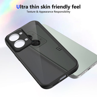 Dành Cho OnePlus Nord 2T 5G Ốp điện thoại Cứng Mờ Da-Cảm Giác Mềm Khung TPU Chống Sốc Mỏng Vỏ
