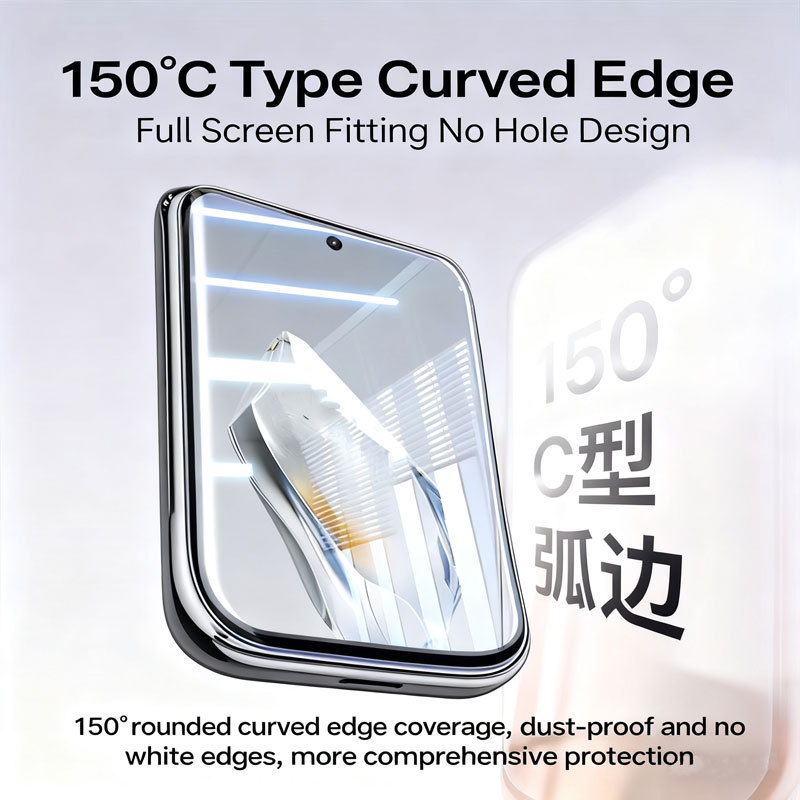 Kính cường lực Tự hút bụi,Khung tự dán cho VIVO X200 X90 X90s X80 X70 X60 V29 Lite V27 V25 Y300 Y78 Y78+ Y100 China S17 S16 S17E S15 Pro+ Plus 5G 4G
