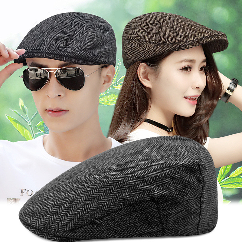 Mũ Newsboy Cotton Blend chống biến dạng, thoáng khí,adjustable phù hợp thời trang mùa thu đông