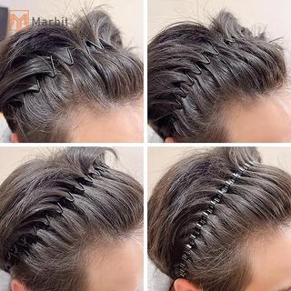 Marbit Kim Loại Tóc Dành Cho Nam Nữ Unisex Sóng Mùa Xuân Thể Thao Vòng Kẹp Đơn Giản Phụ Nữ Phụ Kiện Mới