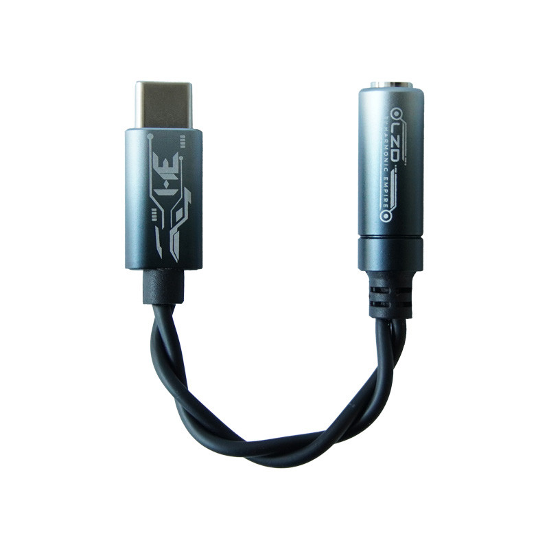 HE Long Zhong Dui DAC KT02F20 Chip Giải Mã Tai Nghe Khuếch Đại Type-C Sang 3.5mm Hỗ Trợ 192kHz 24bit AMP LZD DAC