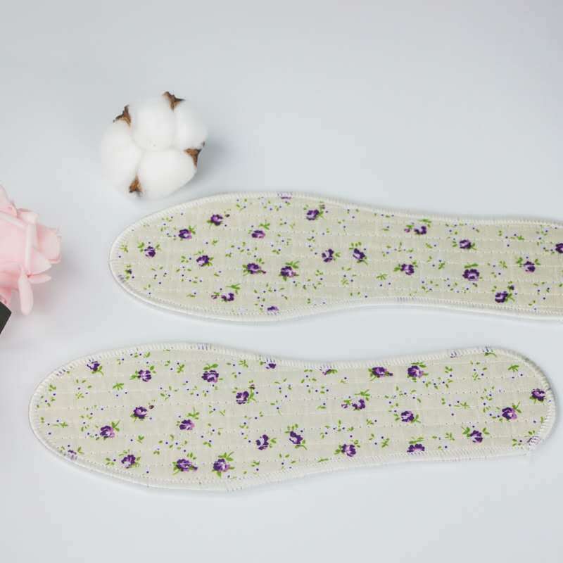 Đế Lót Hoa Tím Lót Mồ Hôi Thoáng Khí Nam Nữ Bốn Mùa Quà Tặng Đế Dày Nguồn LX4C