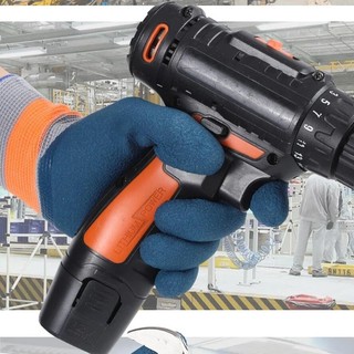 Găng tay làm việc chống trượt 3 / 12 Cặp - Găng tay cao su Nylon bảo vệ tự động sửa chữa