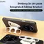 QIUWU Giá đỡ điện thoại nhẫn đeo tay đa năng có thể gập lại Giá đỡ điện thoại có thể xoay được Miếng dán mặt sau Giá đỡ ngón tay cầm tay.