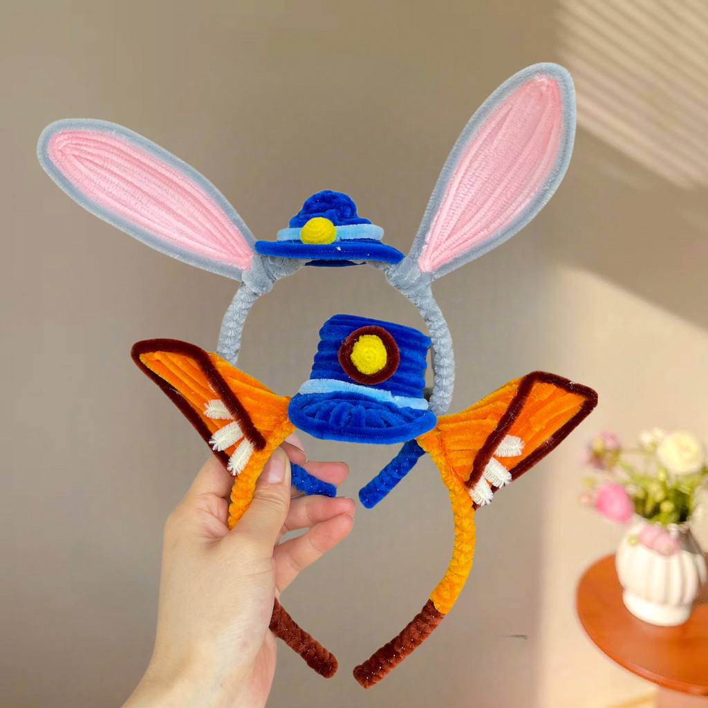 YT4 Zootopia Nick Wilde Băng Đô Hoạt Hình Dễ Thương - Phụ Kiện Tóc Thời Trang Đa Năng