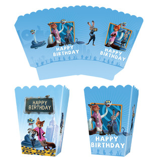 ST2 Zootopia 2 JUDY NICK GARY trẻ em trang trí tiệc sinh nhật biểu ngữ bánh topper bóng bay bộ cung cấp TS2