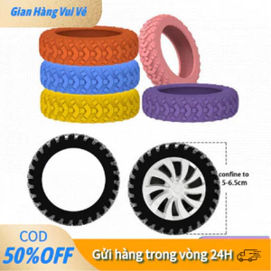 【24h】Bộ bọc bánh xe vali bằng silicon đa năng, thiết kế chống mài mòn, kéo dài tuổi thọ bánh xe và giảm ồn khi di chuyển