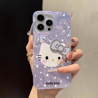 Ốp Lưng Nơ Kim Cương Hello Kitty Hoạt Hình Cho Realme 15 13 Pro 15T 15 C71 14 14T C75X C65S C75 13 C63 12 12X Note70T 70 60X 4G 5G C61 C15 Vỏ Điện Thoại Bé Gái