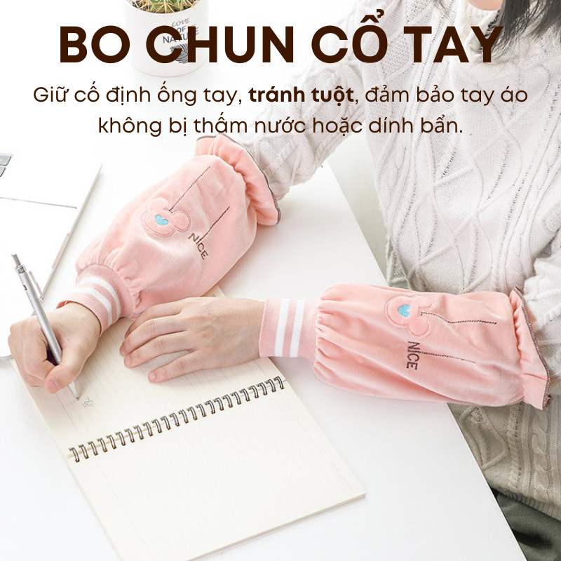 Bao Ống Tay Bảo Vệ Tay Áo Chống Bẩn KOOBEE – Có Bo Chun Cổ Tay – Chống Dầu, Chống Bụi, Chống Mài Mòn | 351