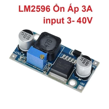 Mạch Hạ áp LM2596, DC-DC Buck điện áp điều chỉnh ổn áp nguồn DC 3V3, 5V, 9V, 12V LM2596S ADJ biến trở điều chỉnh điện áp