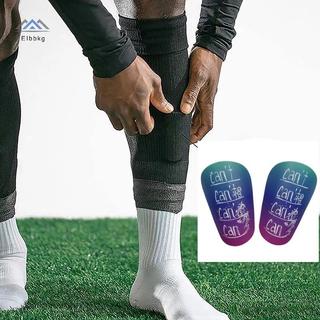 ELBBKG 1 Cặp Bóng Đá Shin Pad Chống Mài Mòn Chống Sốc Bảo Vệ Chân Nhẹ Di Động Huấn Luyện Chân Ban Mới