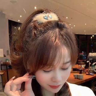 Kẹp Tóc Thu Đông Phong Cách Mới, Sang Trọng Với Hình Cá Mập Và Kim Cương Giả - Dùng Cho Phần Sau Đầu