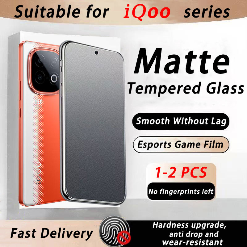 Kính cường lực mặt nhám chống bám vân tay cho VIVO iQOO Z10 Z9 Turbo Pro 13 12 Neo10 Neo 10 Pro China 5G 4G 2025