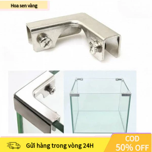 【24H】Phụ kiện kẹp cố định hai chiều cho kính dày 6-10mm là linh kiện phần cứng không thể thiếu cho đồ nội thất bằng kính