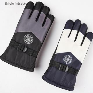 Găng Tay Trượt Tuyết THI Unisex, Lông Cừu Ấm Áp, Chống Thấm Nước, Phù Hợp Cho Snowboarding Và Lái Xe Máy