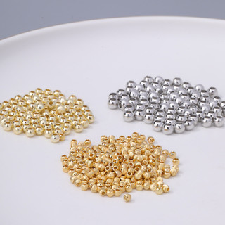 Hạt mắt mèo 18K rời, miếng đệm 18K, phụ kiện DIY làm vòng tay/vòng cổ trang sức