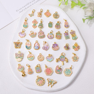 Mặt dây chuyền hợp kim vàng hình bầu Ruyi mang lại may mắn và bình yên