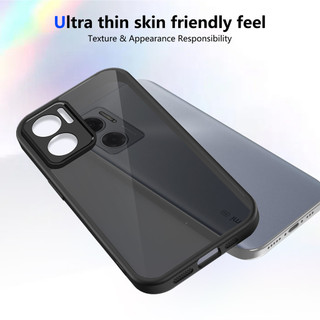 Dành Cho Redmi 10 5G / 10 Prime / Note 11E Ốp điện thoại Cứng Mờ Da-Cảm Giác Mềm Khung TPU Chống Sốc Mỏng