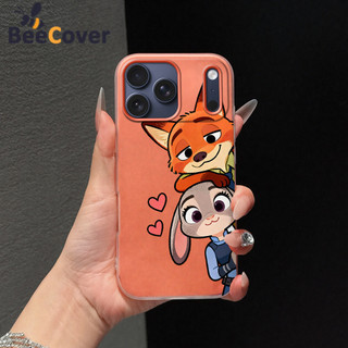 Vỏ cặp đôi Zootopia 2 Nick Judy cho VIVO V40 V50 V60 LITE Y02 Y03 Y04 Y100 Y15S Y16 Y17 Y17S Y19S Y20 Y21 Y22S Y27 Y29 Y400 Y91 Y91C Y38 Y31 Y400 V30 V29 V27 PRO GDKK